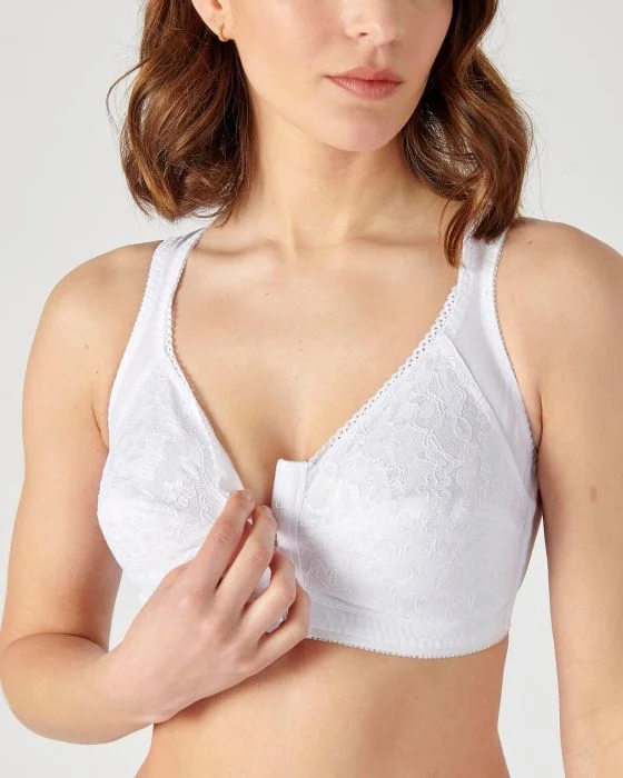 Soutien-gorge ouvert devant, avec renfort dos