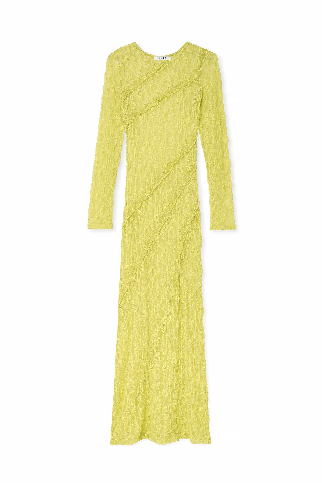 Langärmeliges Maxikleid