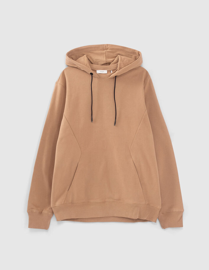 Sweat cappuccino bio à capuche Homme