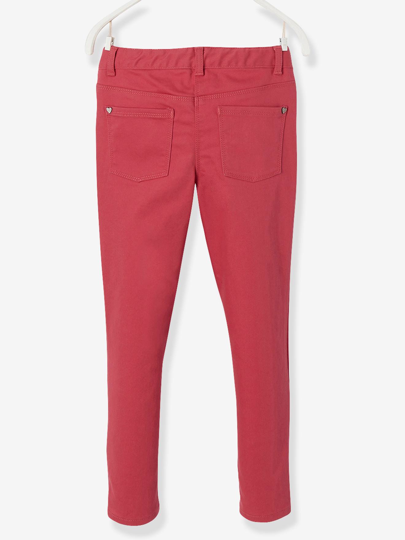 Pantalon slim fille indestructible. rose