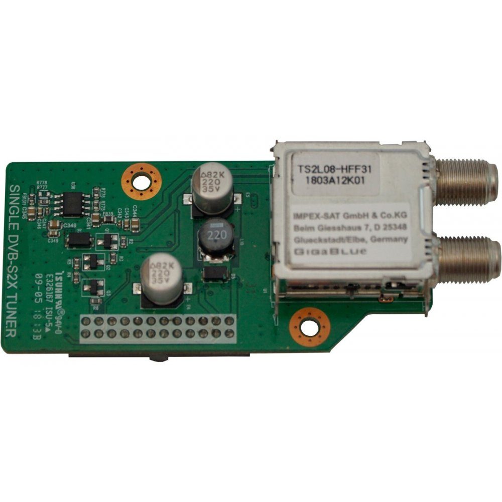 Gigablue DVB-S2X Single v.2. - Tunermodul - grün Tuner