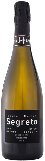 2018 Segreto Metodo Classico Millesimato brut nature - Cantine Tenuta Mariani