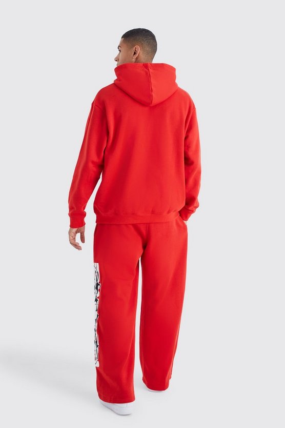 Oversize Hoodie mit PU-Applikation