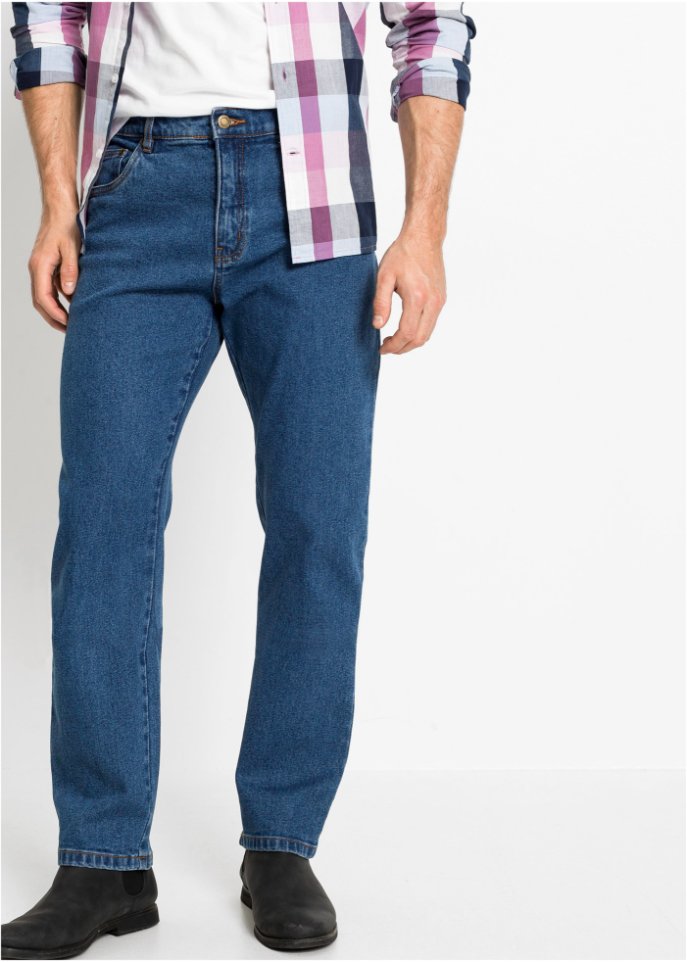 Classic Fit Stretch-Jeans, Straight