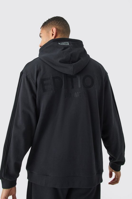 Oversize Hoodie mit 1/4 Reißverschluss