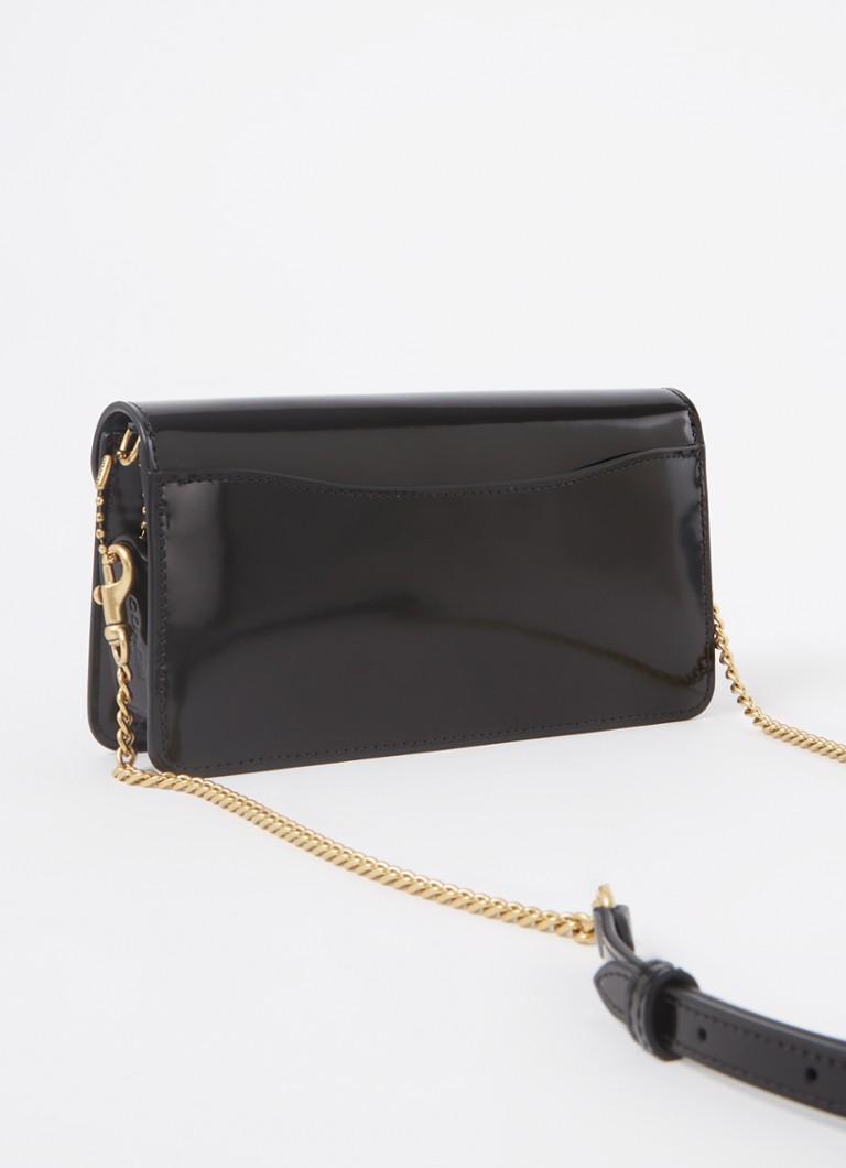 Coach Tabby patent leather clutch with detachable shoulder strap