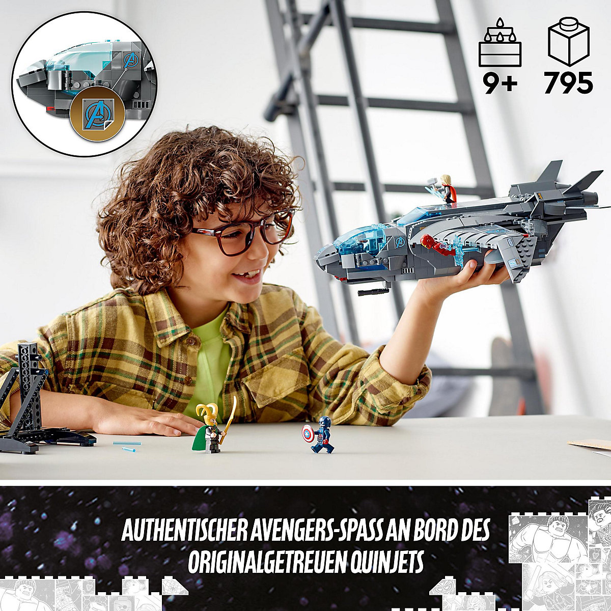 LEGO® Marvel Super Heroes™ 76248 Der Quinjet der Avengers
