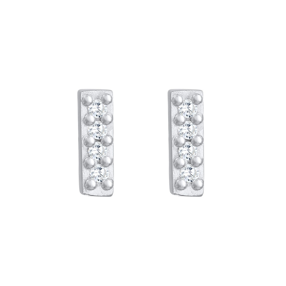 Elli Elli Boucles d'Oreilles pour Femmes avec cristaux zirconium en argent massif 925 Boucles d'oreilles