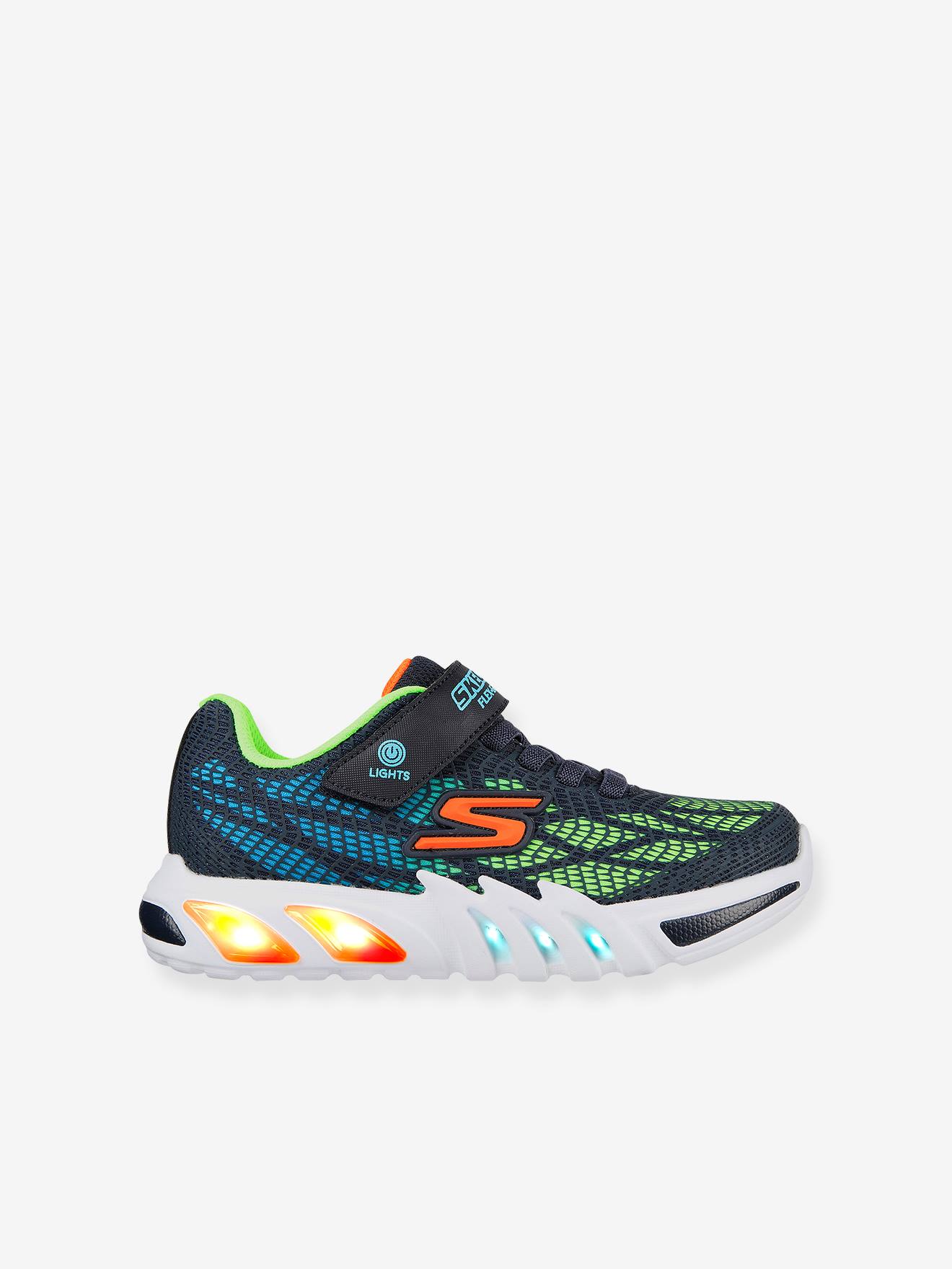 Skechers Kinder Leucht-Sneakers Flex Glow Elite Vorlo 400137L NVMT SKECHERS - grün