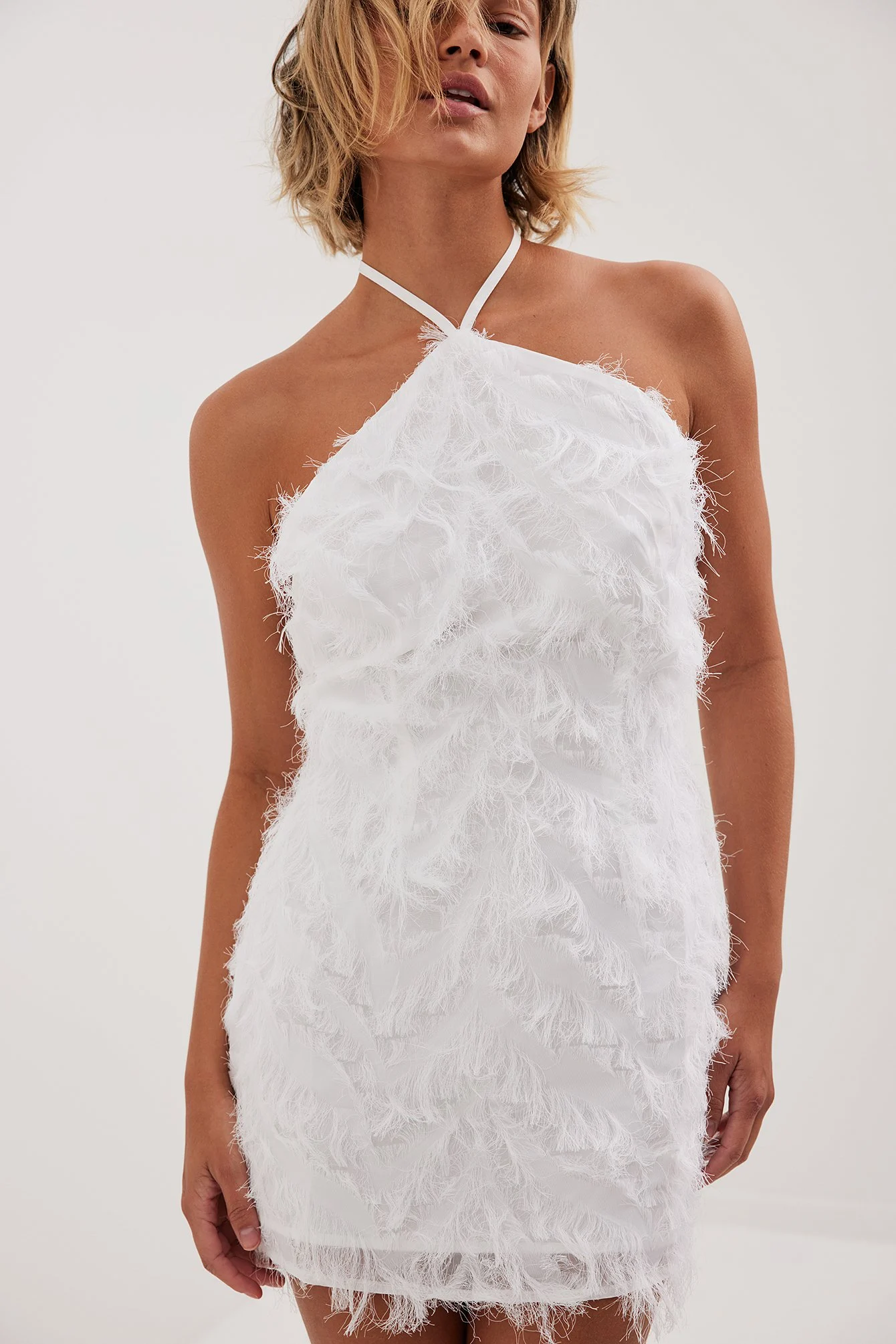 Neckholder-Minikleid