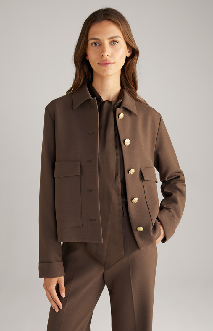 Blazer in Dunkelbraun