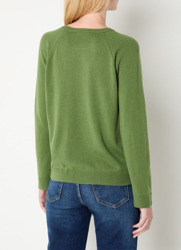 Maglione girocollo Benetton in pregiata maglia di misto cashmere