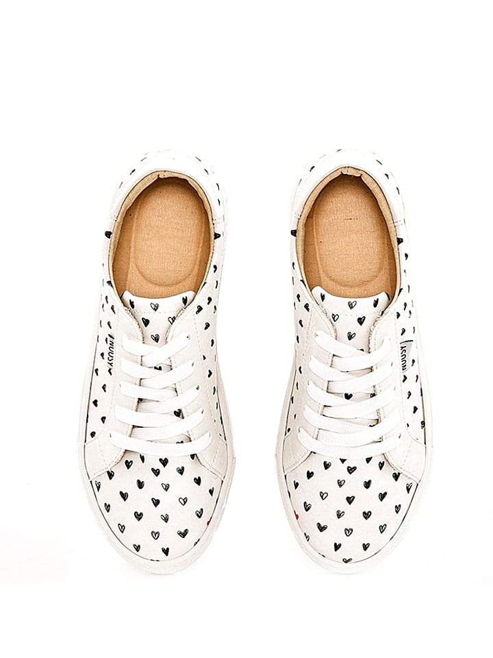 Noosy Sneakers in Weiß/ Schwarz günstig kaufen 38