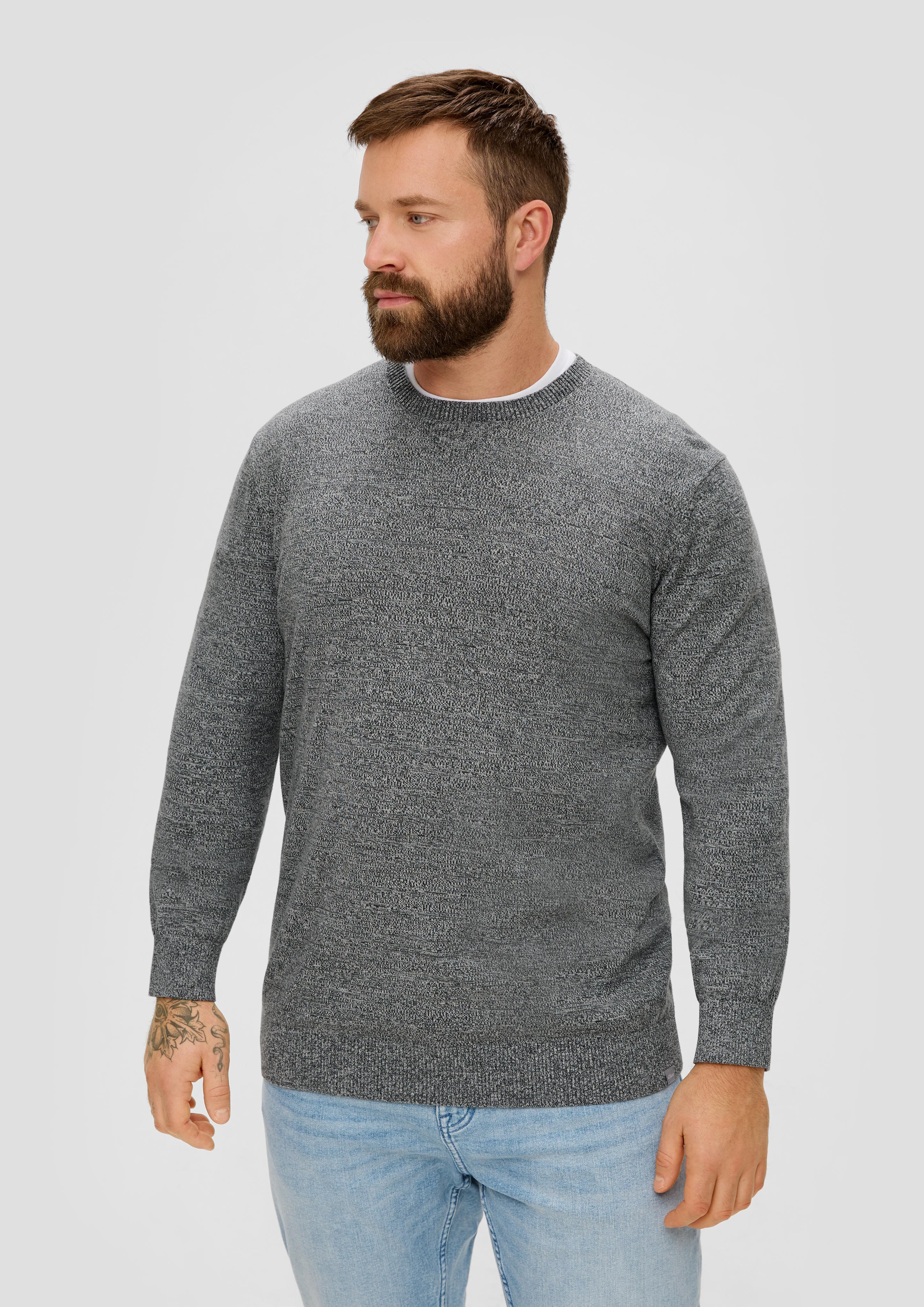 Strickpullover aus Effektgarn  2143366-98X1