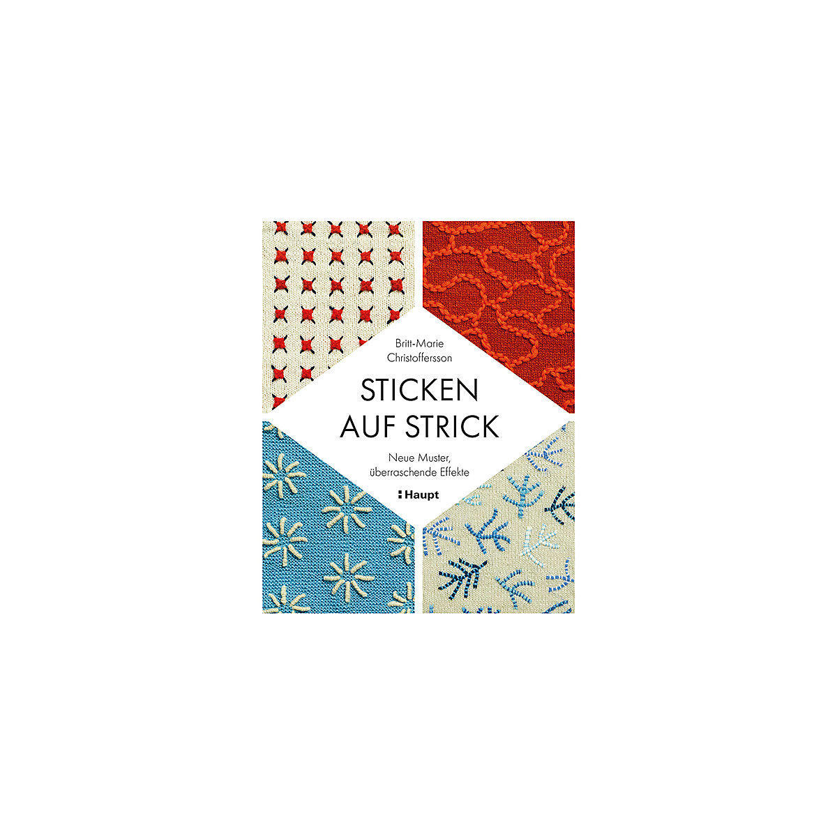 Sticken auf Strick