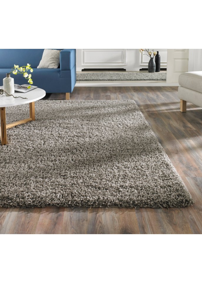 Hochflor Teppich einfarbig und vielseitig