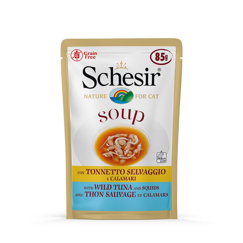 Sparpaket Schesir Cat Soup 24 x 85 g zu TOP-Preisen % | bitiba