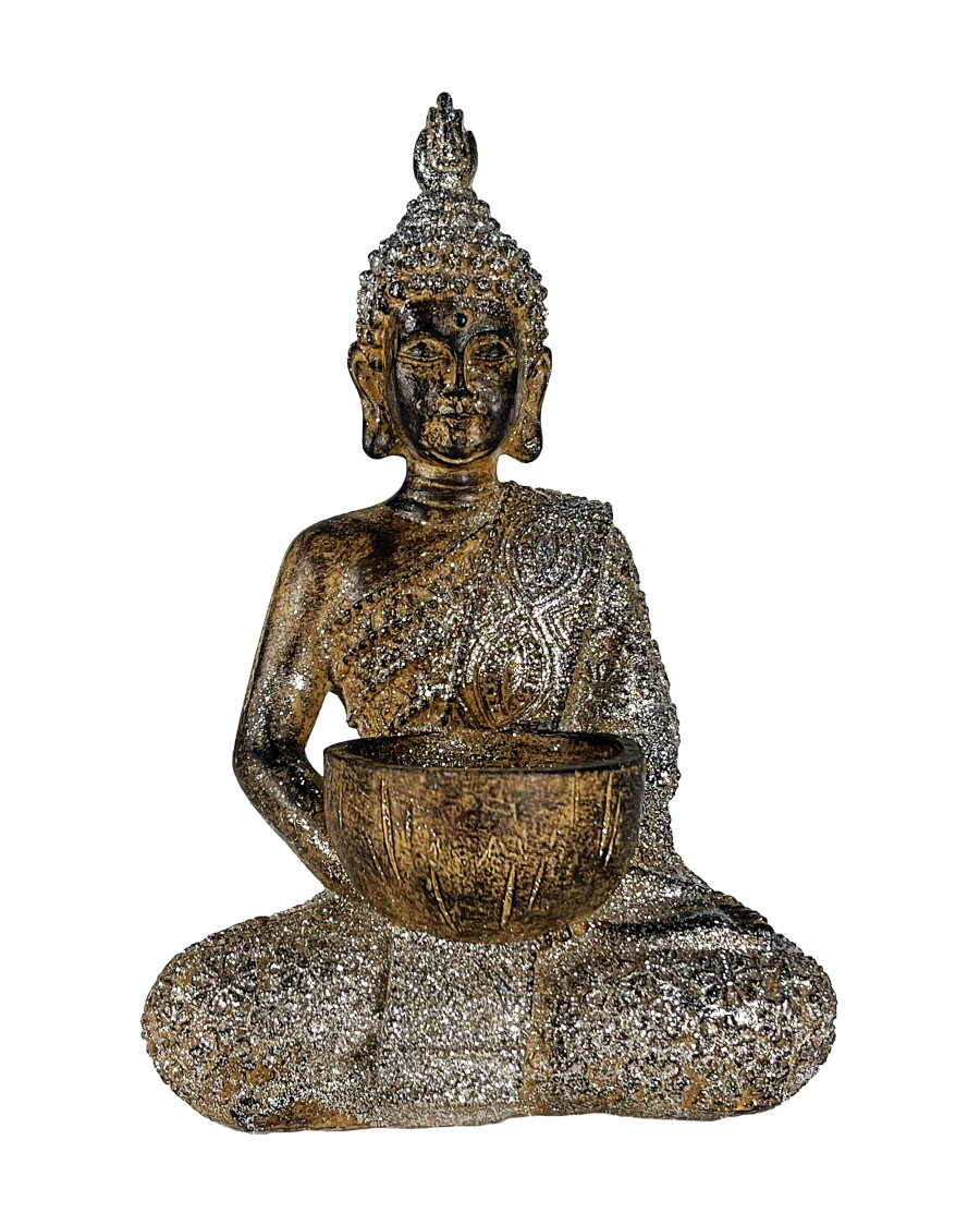 Teelichthalter Buddha