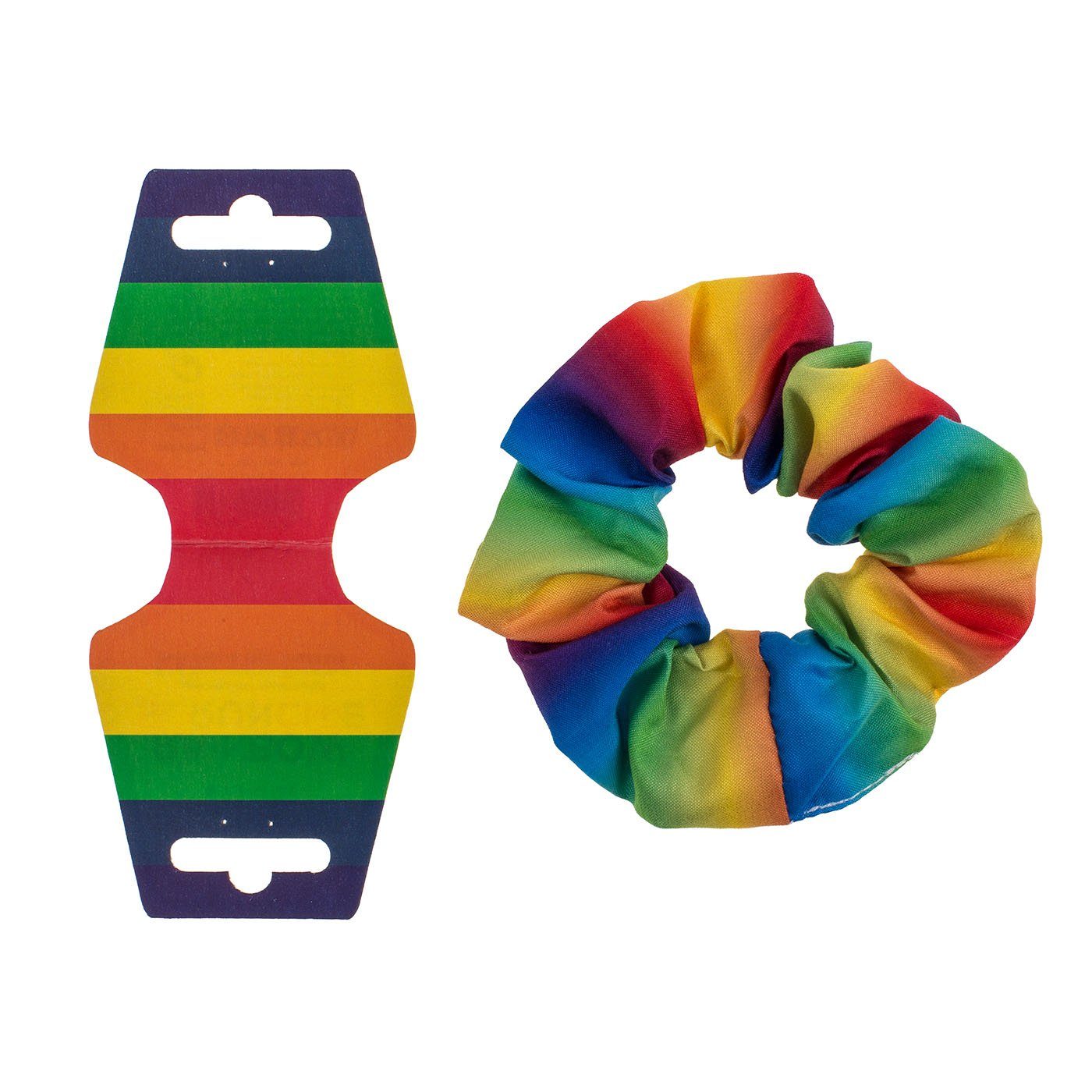 ReWu Haarband Textil-Haarband Pride Regenbogen Scrunchie