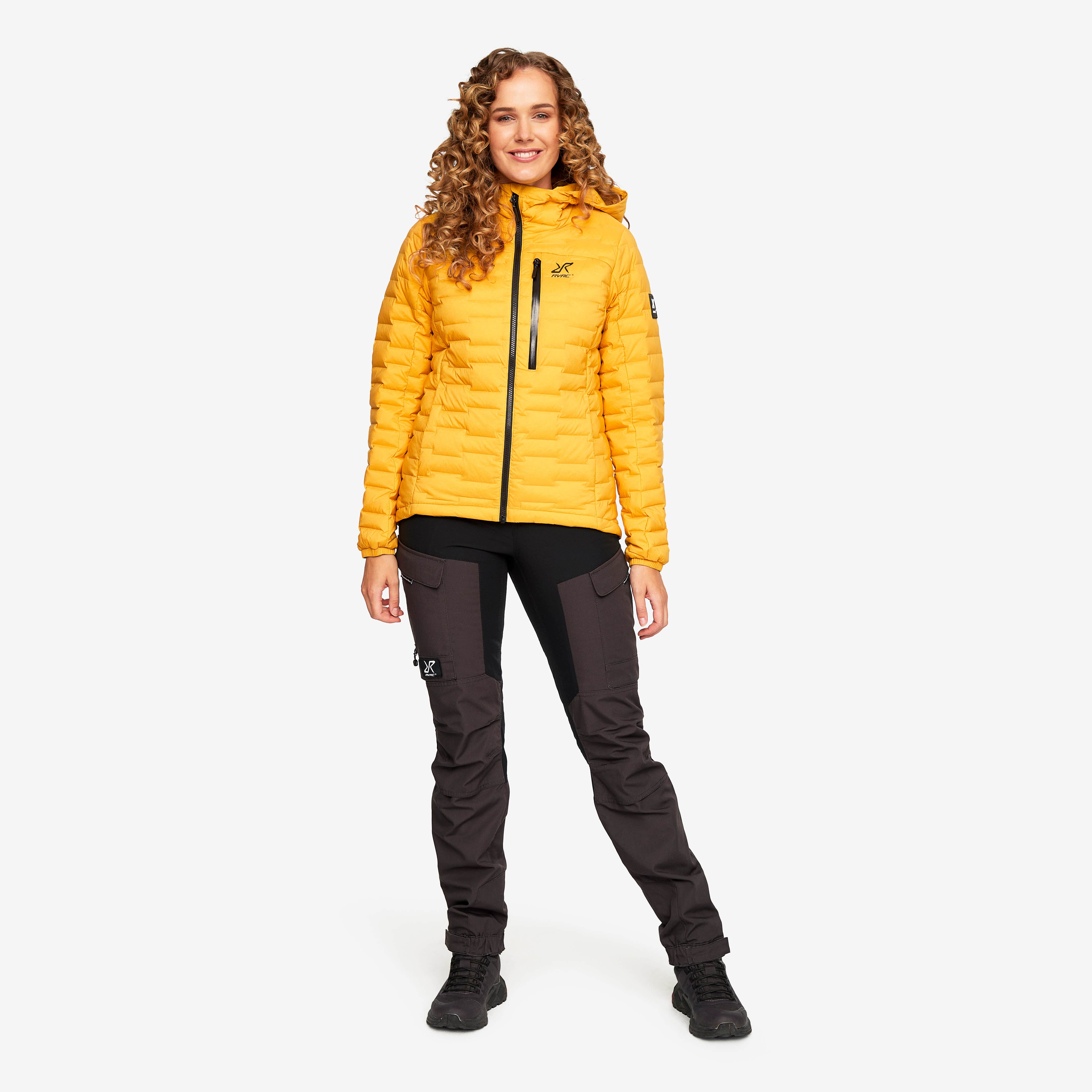 Flex Down Jacket Femme Lemon Curry