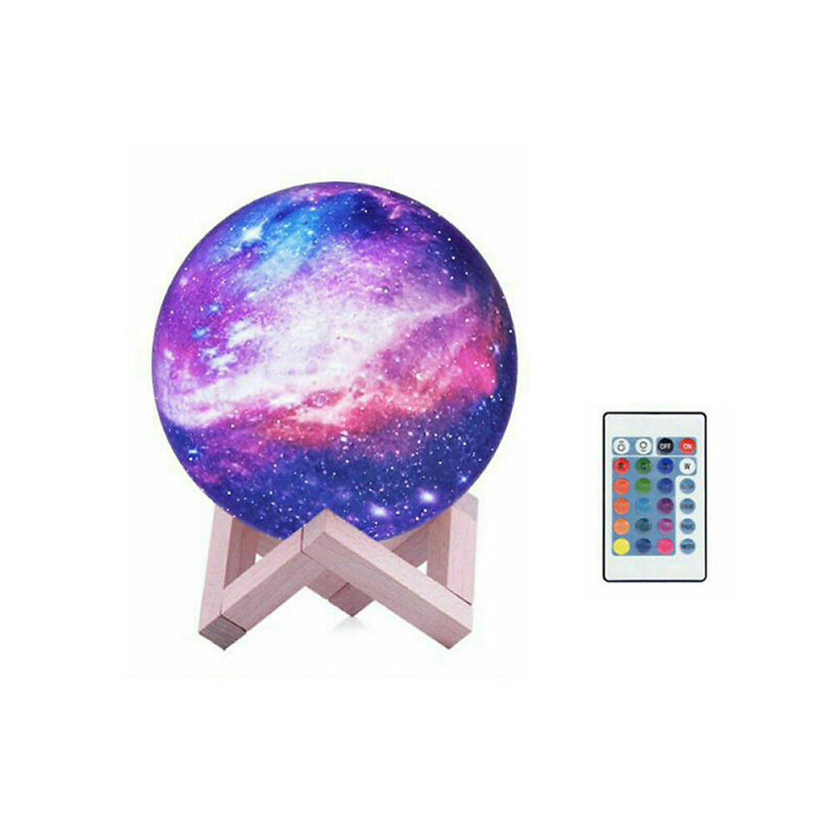 Galaxie Mondlampe mit 16 Farben Nachtlichter für Kinder
