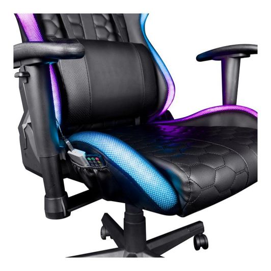 Scaun de gaming TRUST GAMING Rizza LED, negru