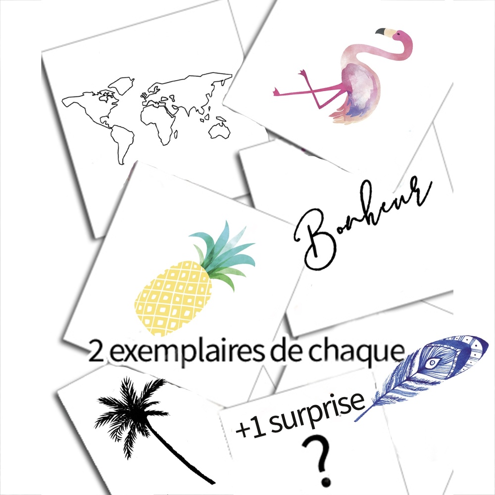 Sioou La summer tattoo box Tatouage éphémère