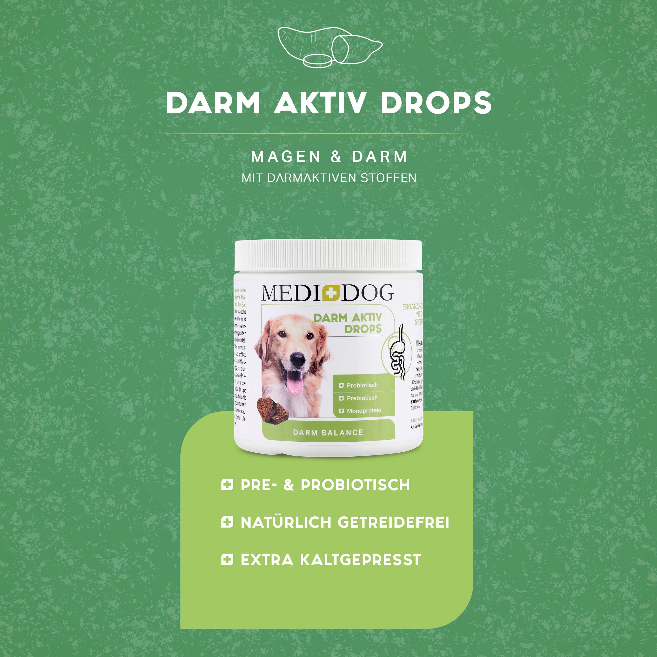MediDog Ergänzungsfutter & Aufzucht MediDog Darm Aktiv Drops