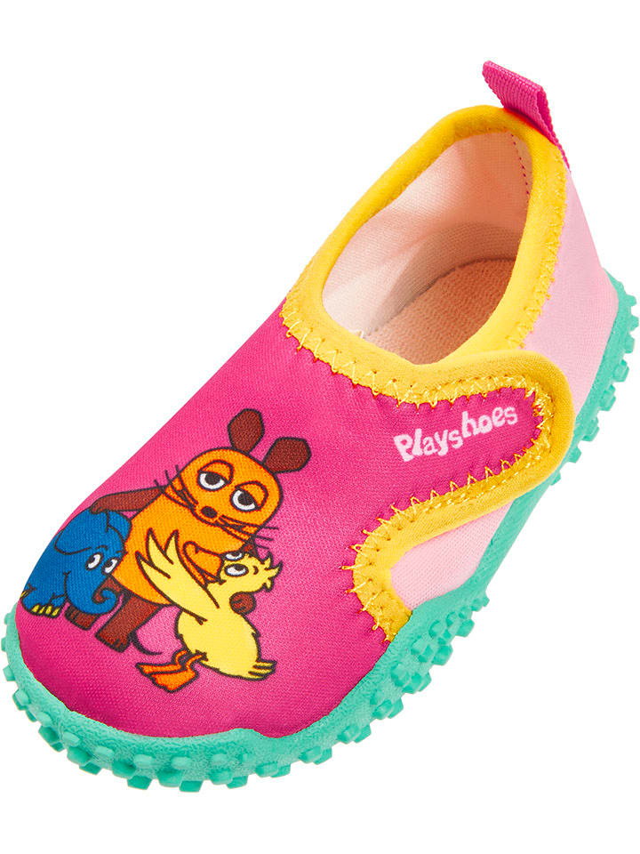 Playshoes Badeschuhe in Pink/ Türkis günstig kaufen