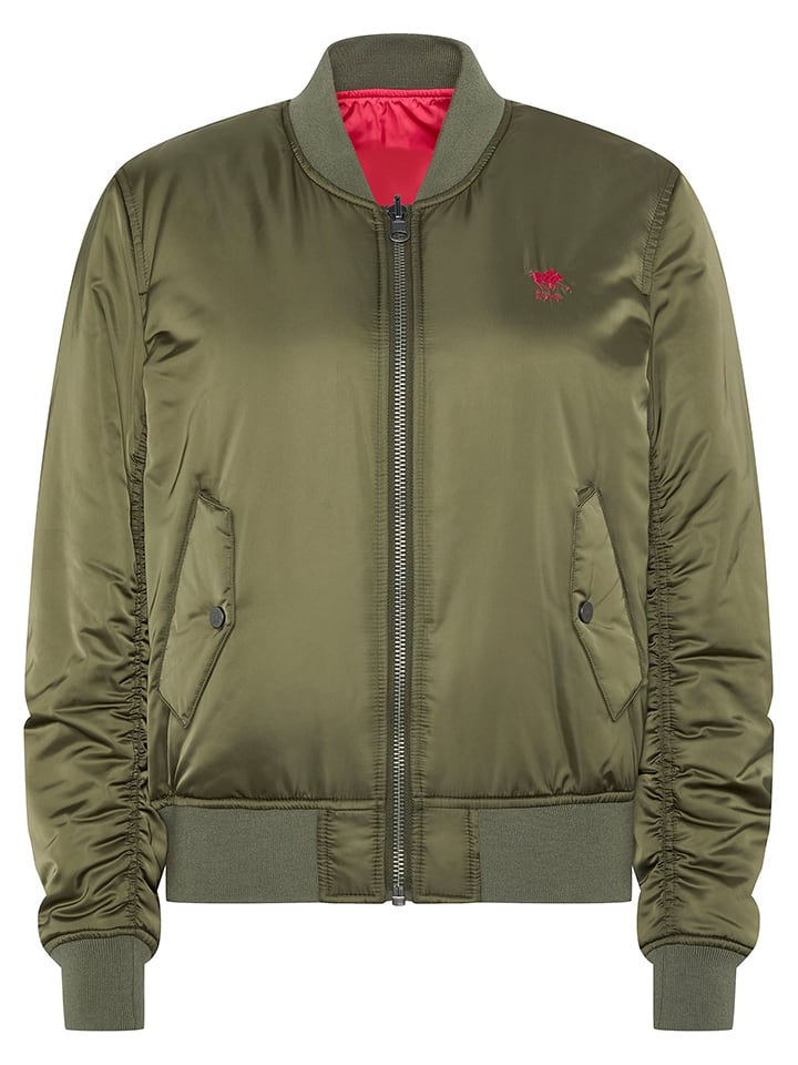 Polo Sylt Bomberjacke in Khaki/ Pink günstig kaufen