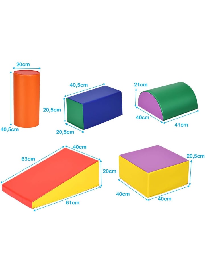 COSTWAY Schaumstoffbausteine 5 tlg. in Bunt günstig kaufen onesize
