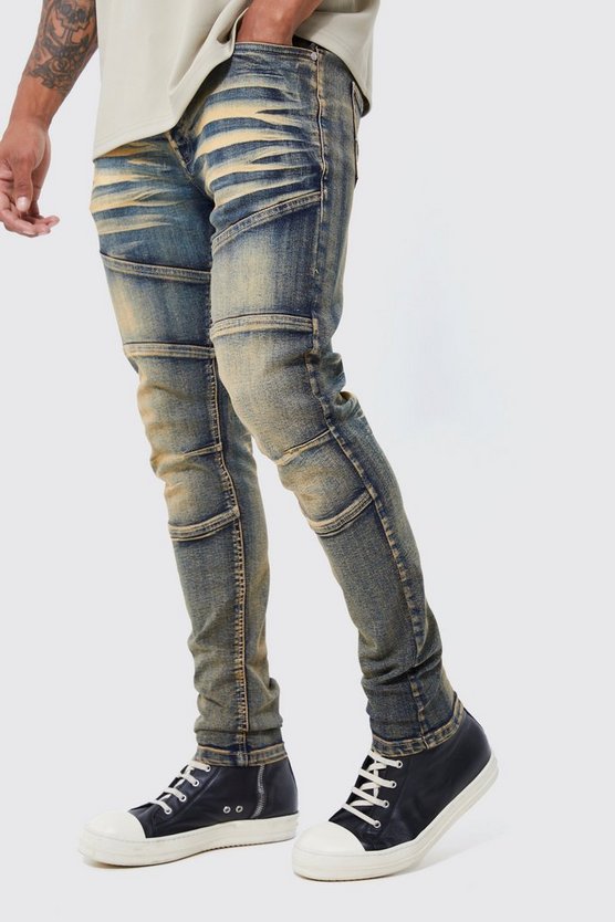 Getönte Skinny Stretch Jeans