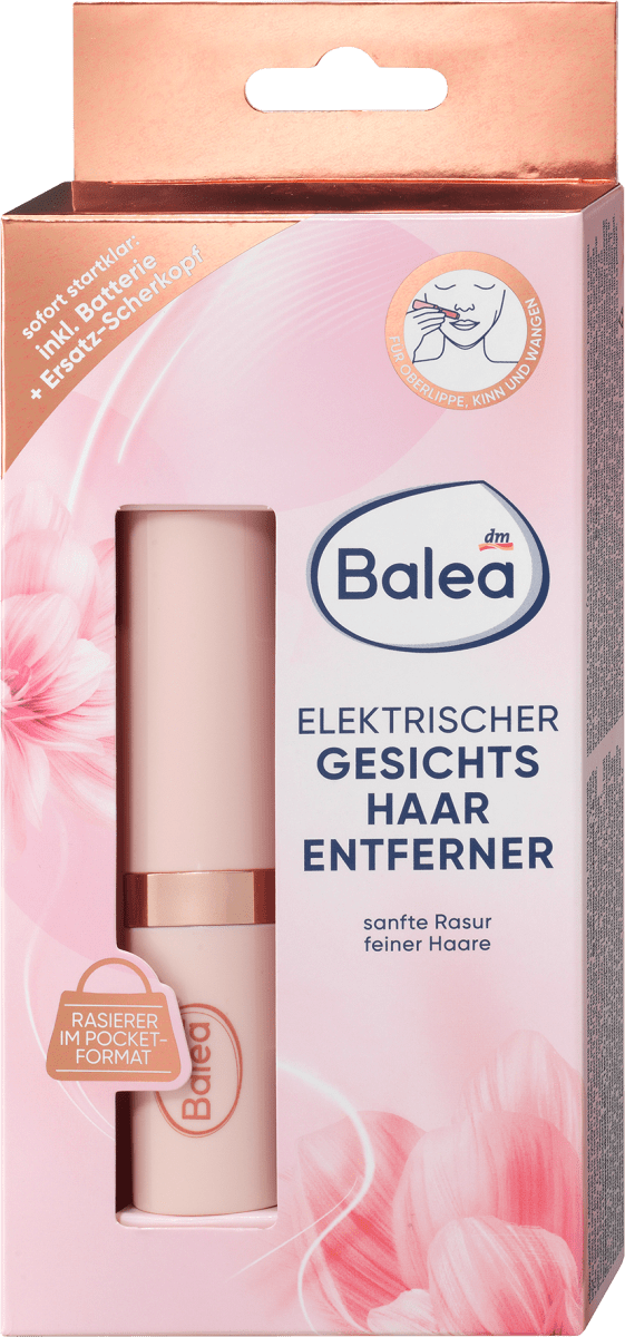 Elektrischer Gesichtshaarentferner, 1 St
