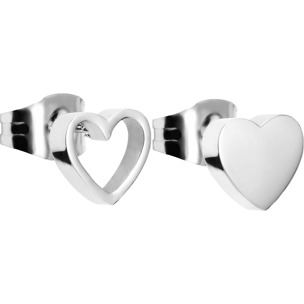 Liebeskind Boucles d'oreilles à fermoir à poussette Acier inoxydable Boucles d'oreilles