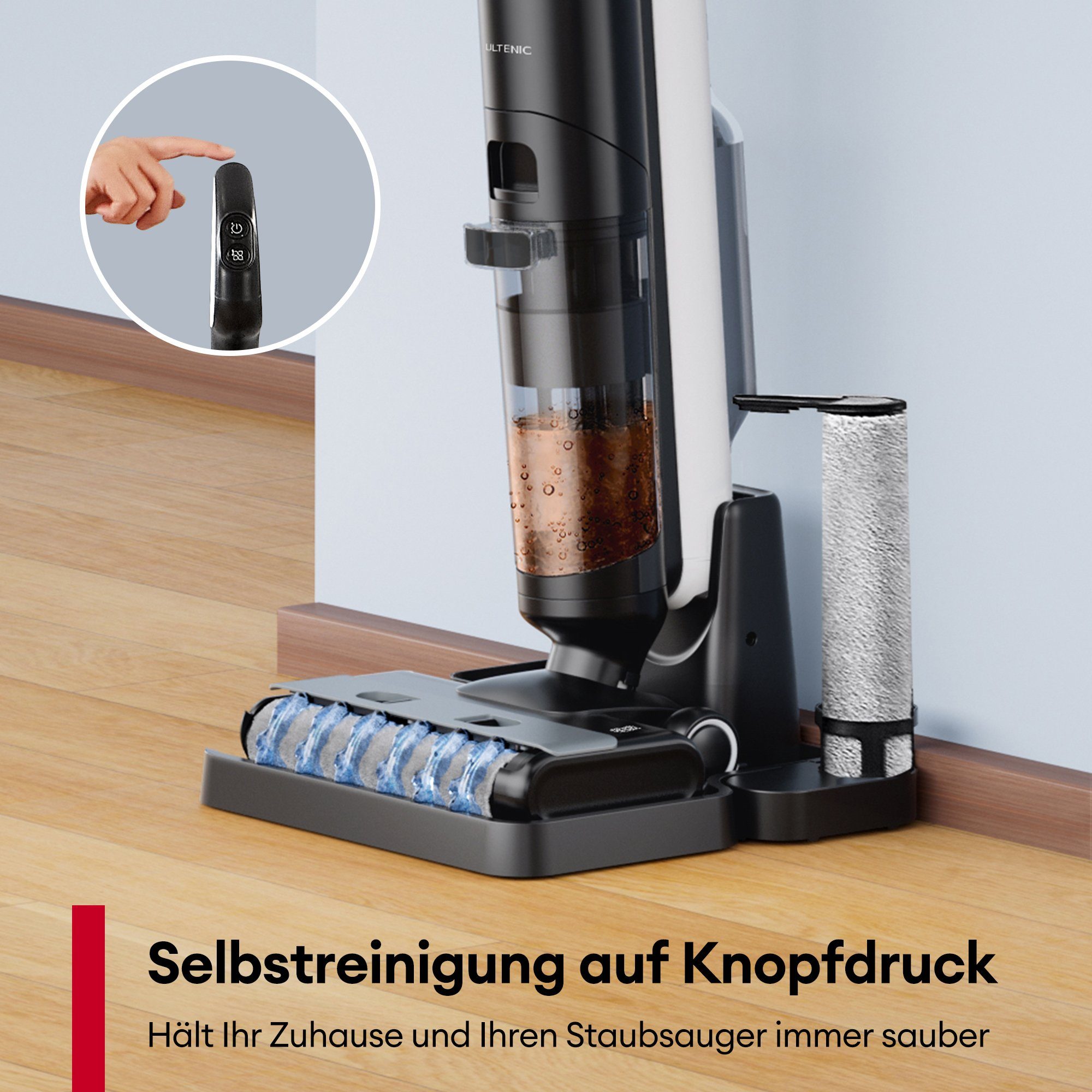 Ultenic Nass-Trocken-Akkusauger Ultenic AC1 Elite, beutellos