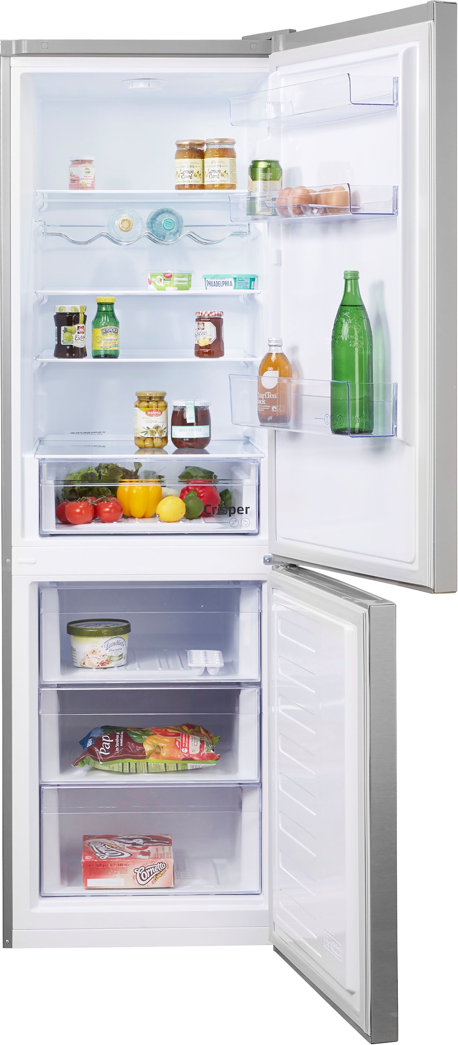 BEKO Kühl-/Gefrierkombination RCSA366K40XBN, 185,2 cm hoch, 59,5 cm breit