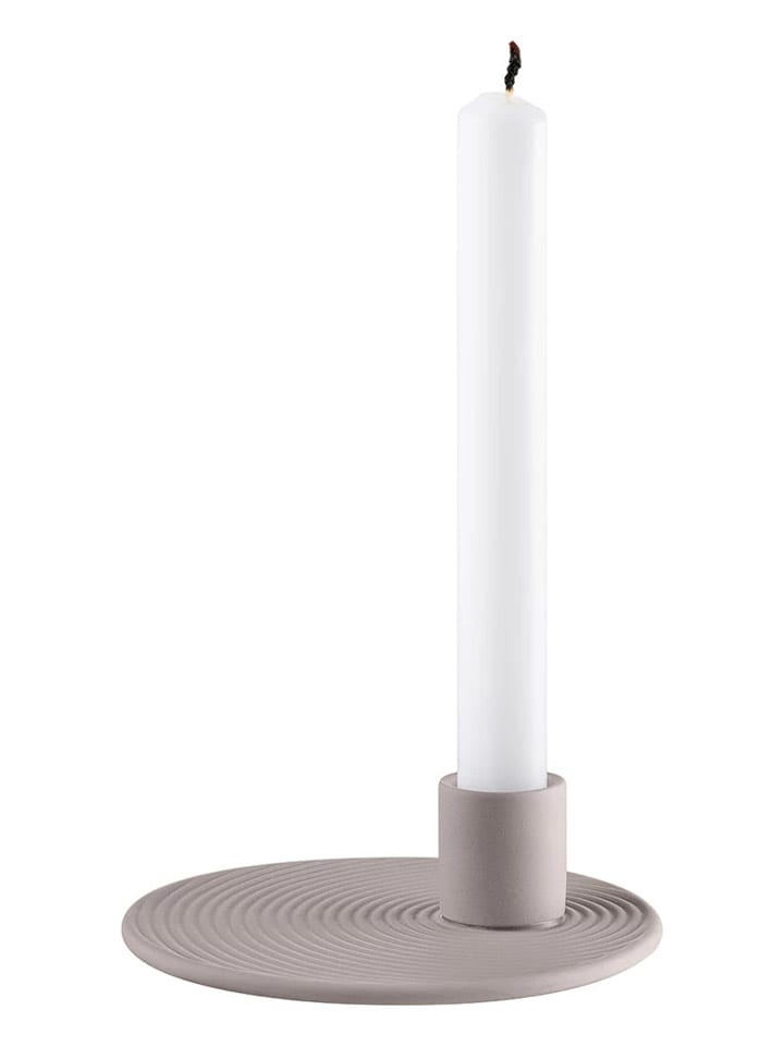 Blomus Kerzenhalter ''Nona'' in Taupe - (H)3,5 x Ø 12 cm günstig kaufen onesize