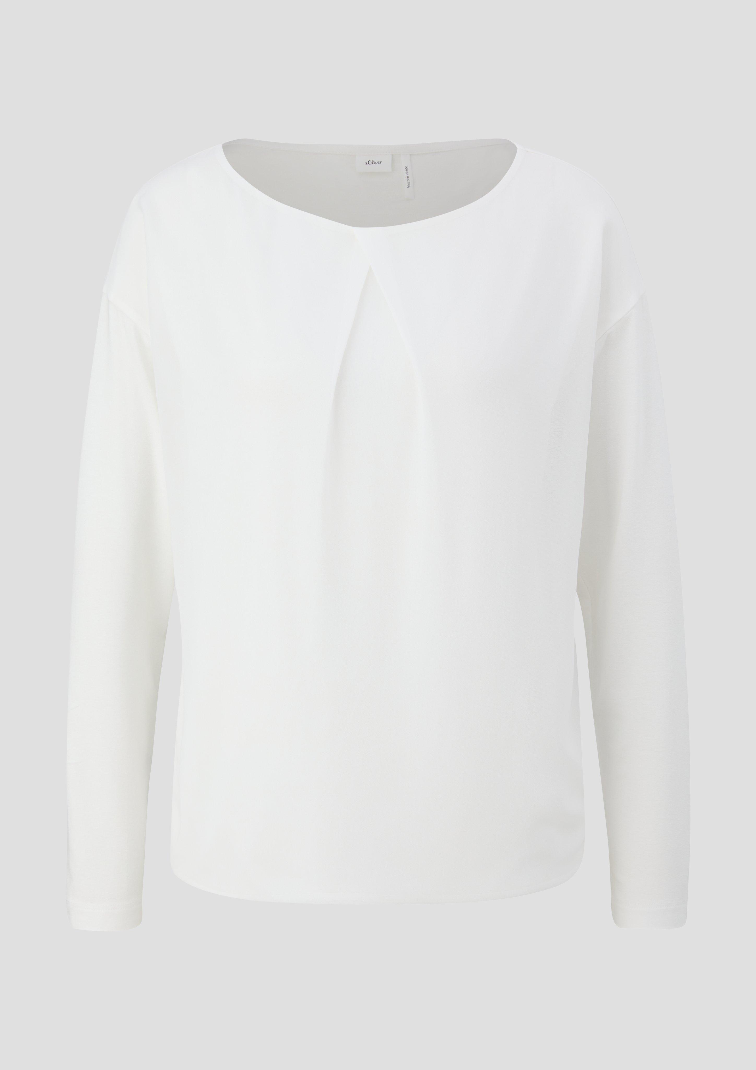 T-Shirt mit Falten-Detail  2141013-0200
