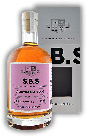 SBS Rum Australia 2007 SBS Rum Australia 2007 Die erste S.B.S Abfüllung aus Down Under. Alter 07/20 - 0,7	 Liter - Vol 55,0%
