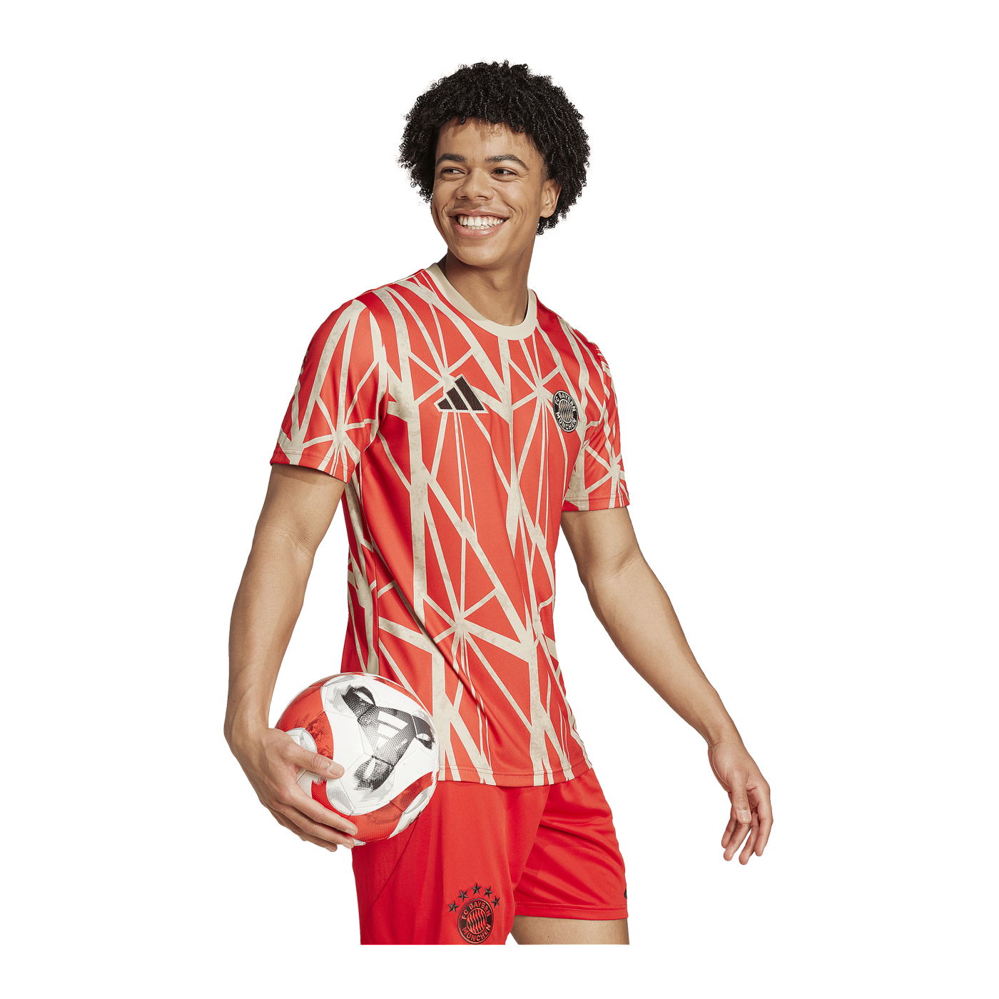 adidas FC Bayern München Prematch Shirt 2024/2025 Rot