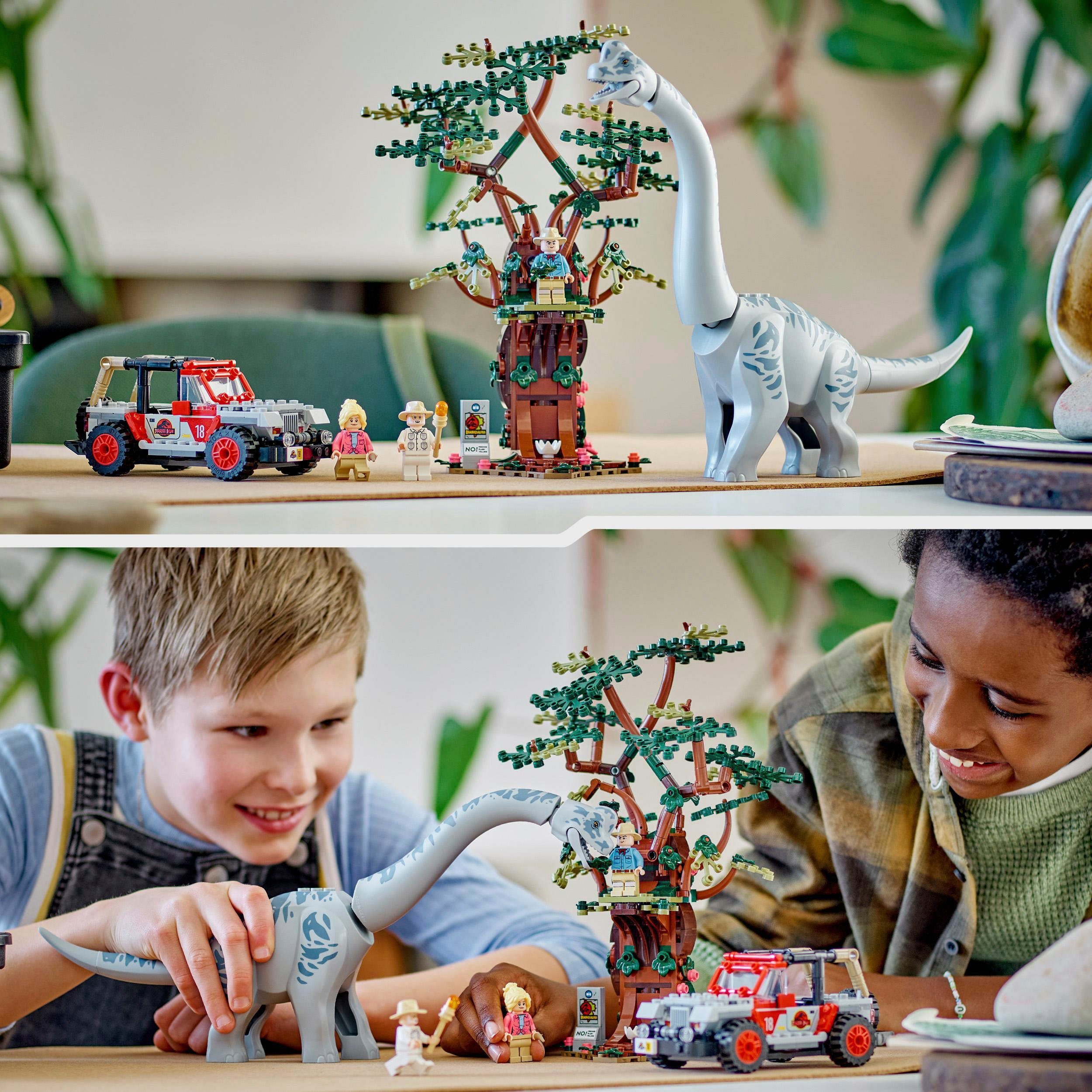 LEGO® Konstruktionsspielsteine Entdeckung des Brachiosaurus (76960), LEGO® Jurassic Park, (512 St), Made in Europe