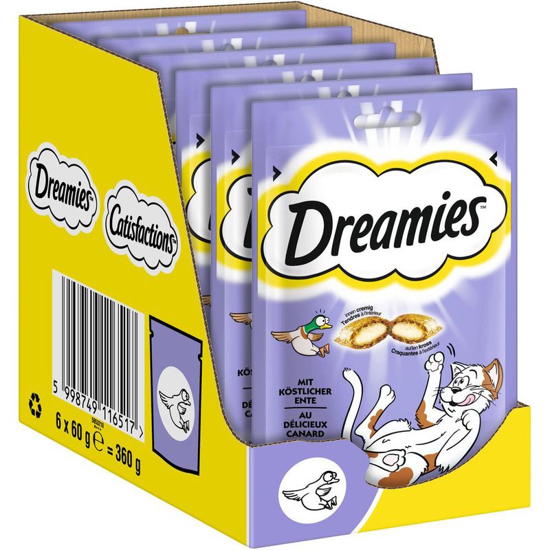 Sparpaket Dreamies Katzensnack Klassik 6 x 60 g
