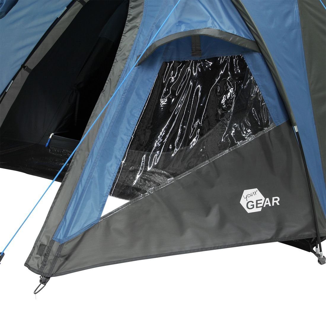 yourGEAR Kuppelzelt yourGEAR Zelt Matera 3 Personen Kuppelzelt Vorraum wasserdicht 3000 mm, Personen: 3