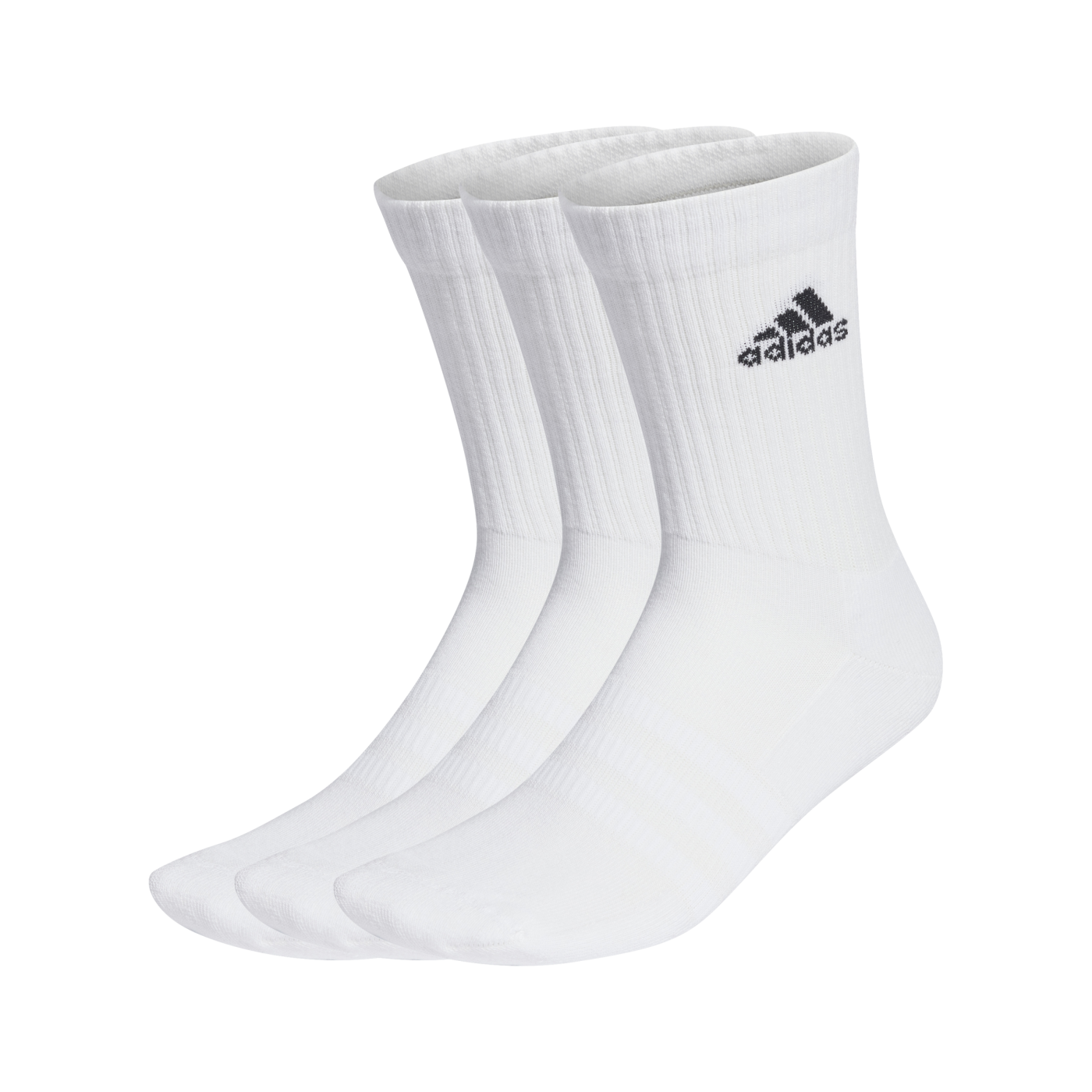 adidas Cush Crew 3er Pack Socken Weiss Schwarz
