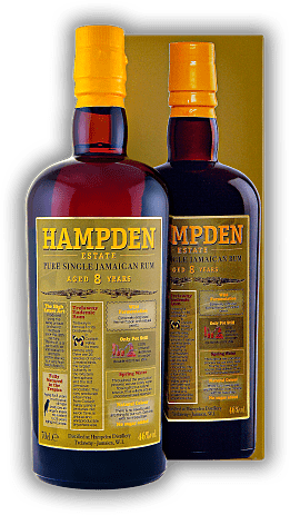 Hampden Estate Pure Single Jamaican Rum 8 Years 46% Hampden Estate Pure Single Jamaican Rum 8 Years 46%  Alter 8 J. - 0,7	 Liter - Vol 46%