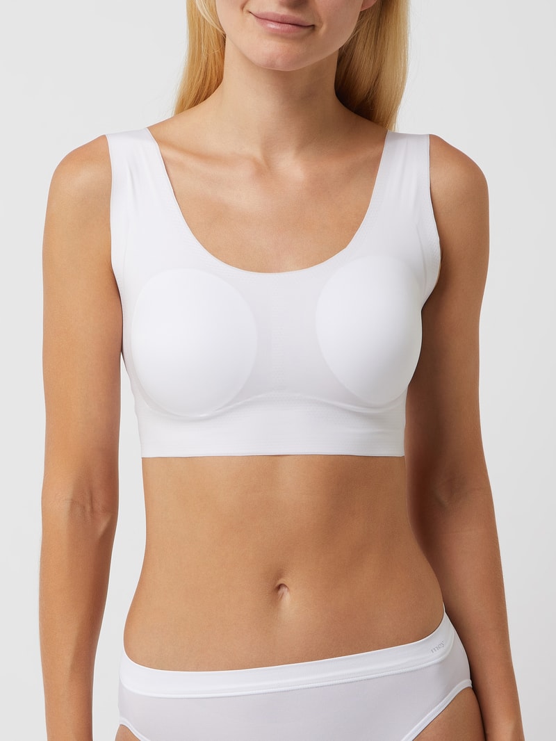 Bustier mit herausnehmbaren Cups Modell 'Pure Second me' in weiß
