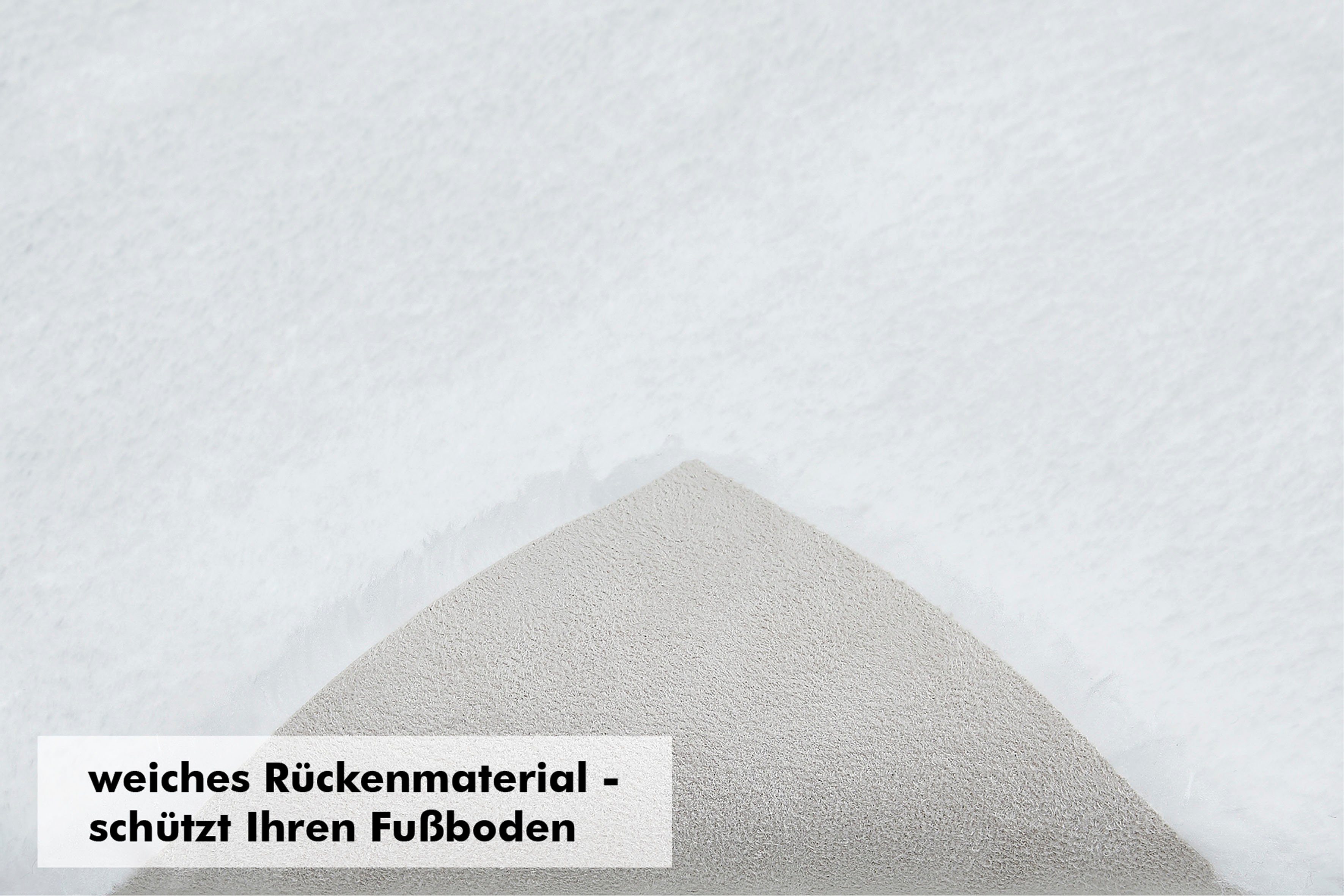 Fellteppich Lamm Fellimitat, Andiamo, rechteckig, Höhe: 20 mm, Kunstfell, sehr weicher Flor, waschbar