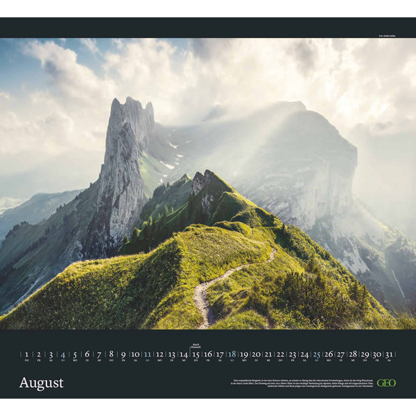 GEO KLASSIKER: TRAUMPFADE 2024 - WAND-KALENDER - Kalender