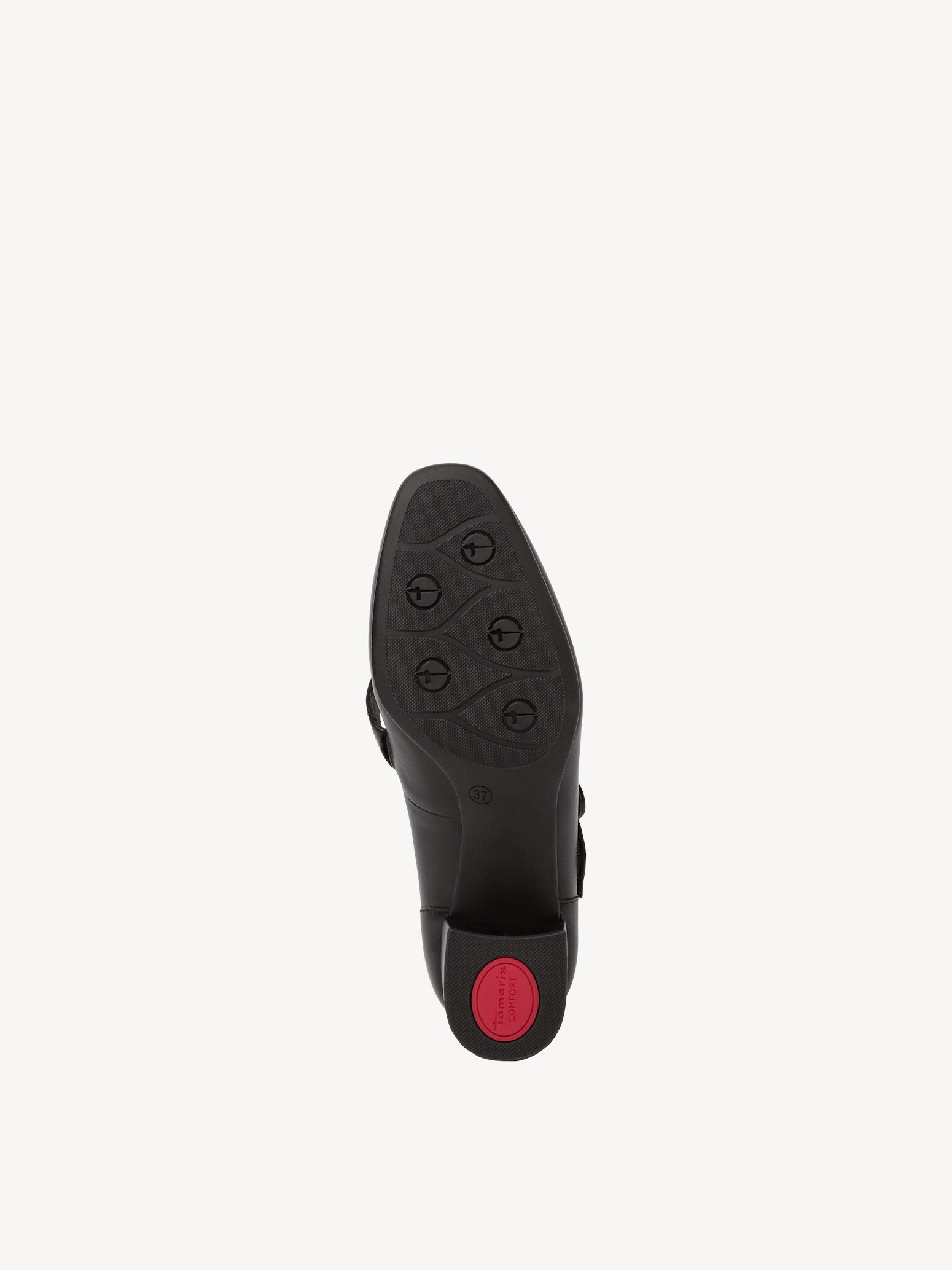 Escarpin en cuir - noir