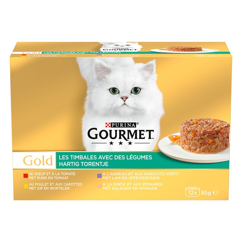 Jumbopack Gourmet Gold Raffiniertes Ragout 96 x 85 g | bitiba %